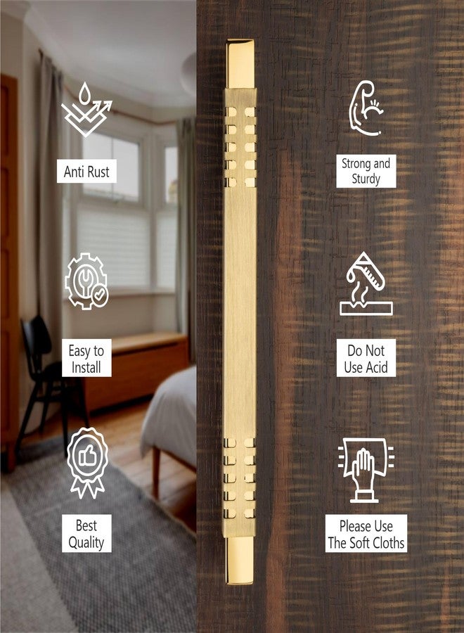 كومباس مقبض باب رئيسي من كومباس | مقابض أبواب للباب الرئيسي | مقابض سحب لجميع أبواب المنزل | المكتب | الفنادق، تشطيب عتيق (PH-901، 18 بوصة) - Image 3